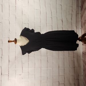 Kate Spade Viscose Ruffle Sleeve Dress